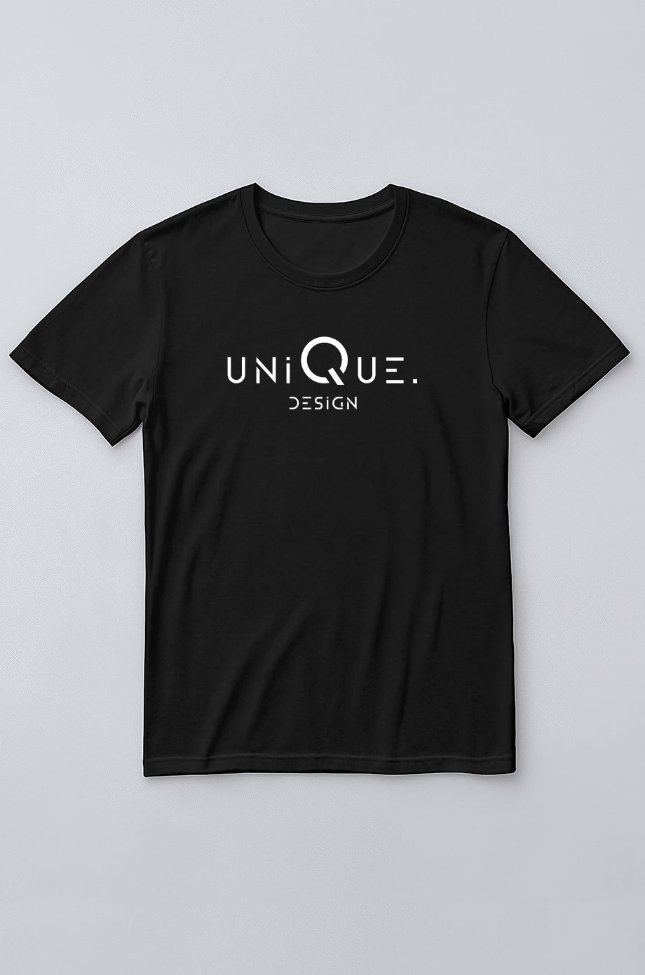 uniQue Crew Neck T-Shirt in Black - uniQue.