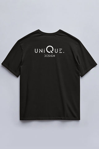 uniQue Oversized T-Shirt in Black